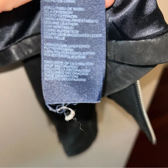 Tommy Hilfiger Black Leather Jacket - Picture 9 of 9